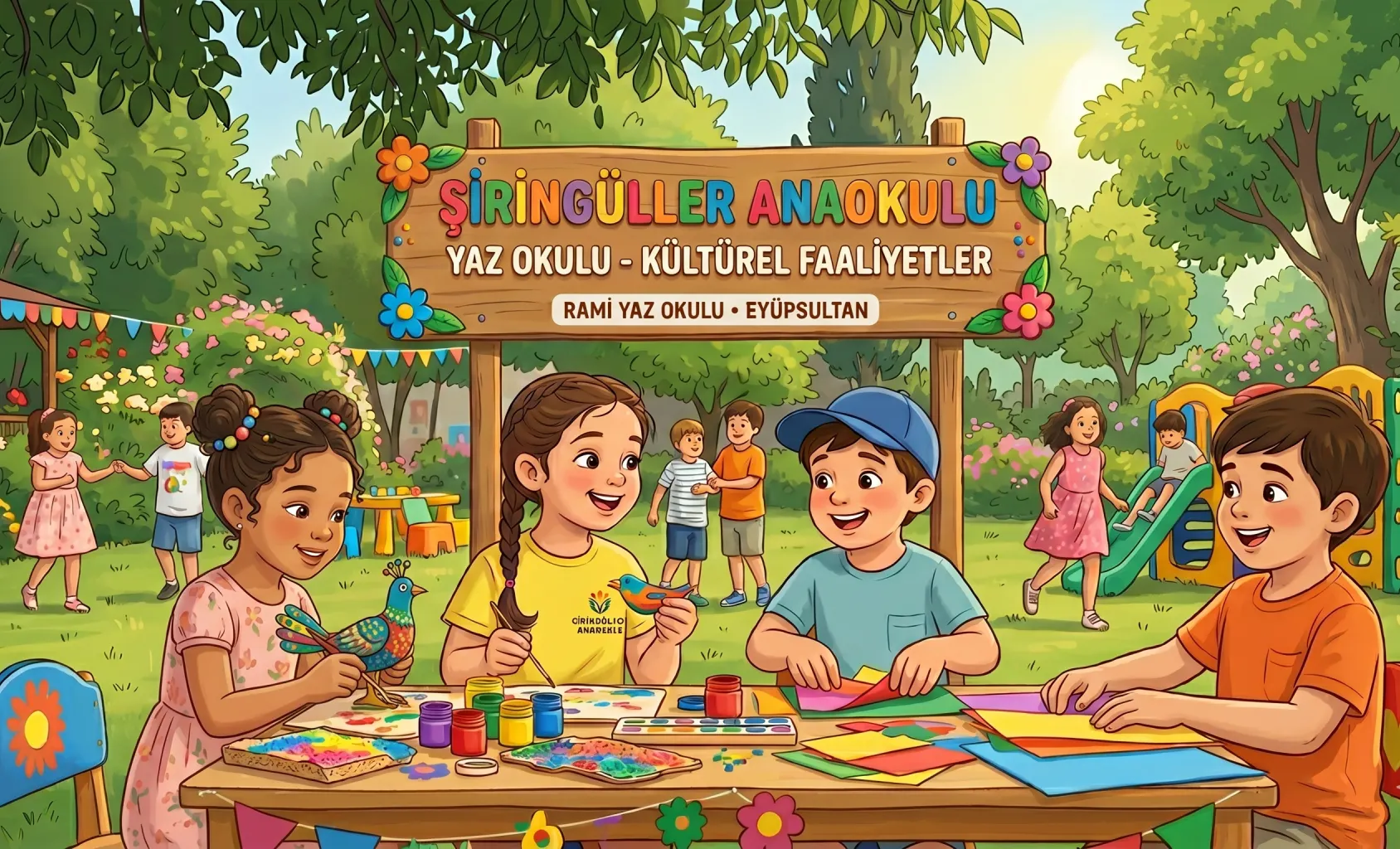 Şiringüller Anaokulu Rami yaz okulu etkinlikleri